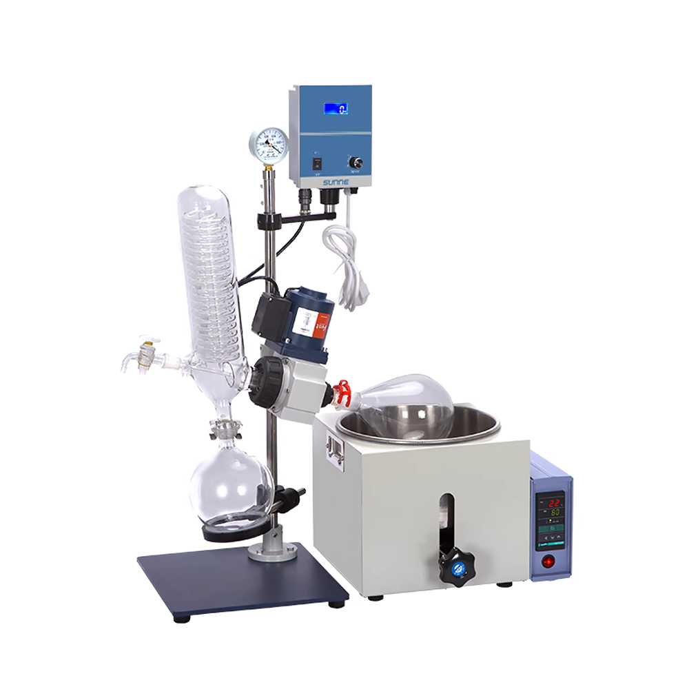 회전 증발기 실험용 감압 증류기 화학 실험 장비 SN-RE-301(수동 3L) - 상품 이미지
