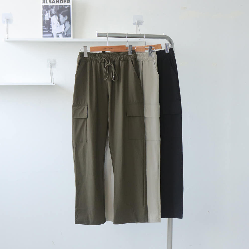 남자여름바지 카고 쿨 아이스 팬츠 남자냉장고바지 - 상세 이미지 4