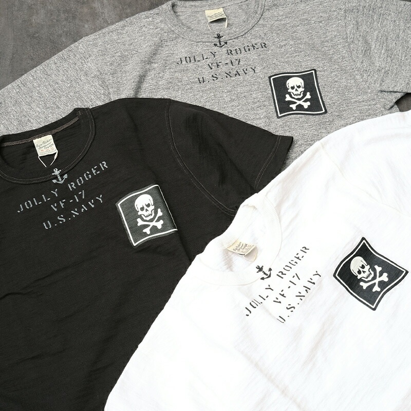 버즈릭슨 JOLLY ROGER 아메카지 남성 반팔 티셔츠 BR79561 M 101 화이트 - 상세 이미지 4