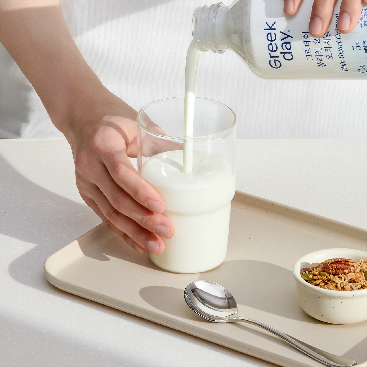 그릭데이 플레인 900ml 2병 + 그래놀라 25g 6개 - 상세 이미지 3