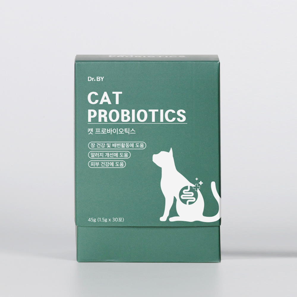 닥터바이 캣 프로바이오틱스 고양이 유산균 장 건강 영양제 30포, 1개 - 상세 이미지 3
