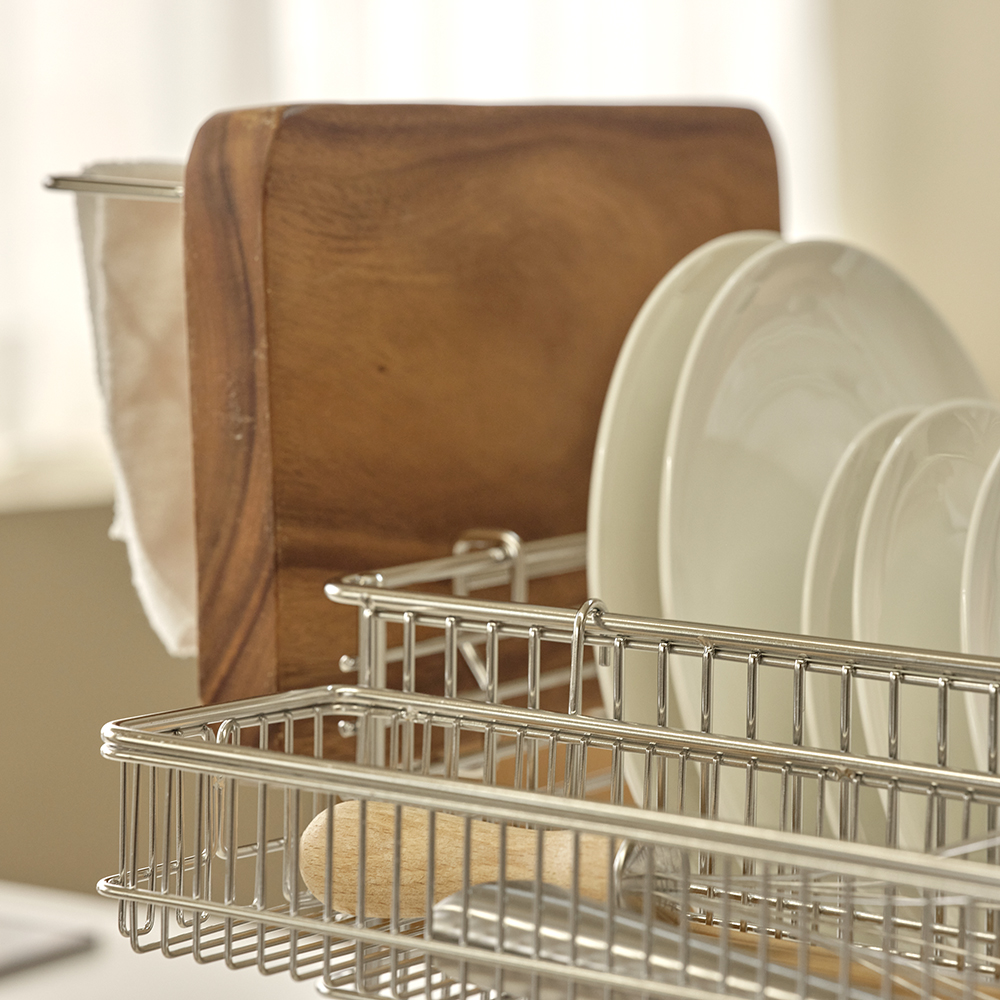 JBJ 비블레스 올스텐 304 루미너스 올인원 1단 식기건조대