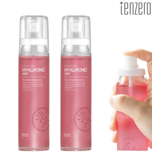 텐제로 하이드레이팅 히알루론산 미스트 120ml 2개 소듐하이알루로네이트 피부 수분 보습 - 메인 이미지