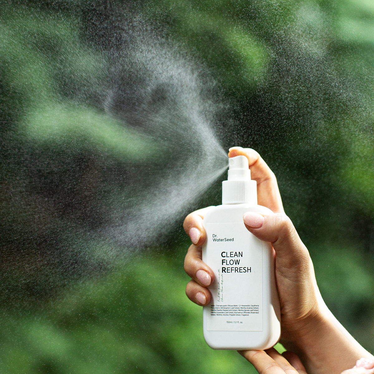 코미스킨 클린 플로우 리프레시 150ml 쿨링스프레이 쿨링 바디 쿨 스프레이