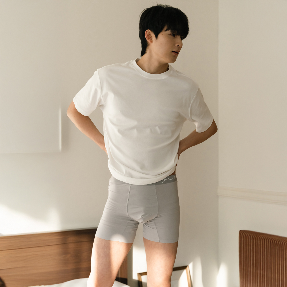 [3P][미언더] 나무 롱 드로즈 50수 남성 모달 속옷 제품 이미지