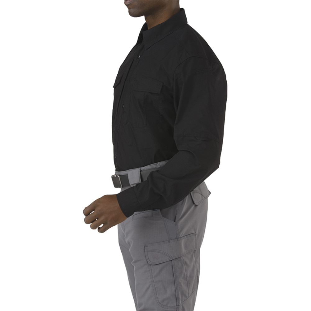 5.11 택티컬 스트라이크 긴팔 셔츠 (블랙) - Stryke Long Sleeve Shirt (Black) - 상세 이미지 3