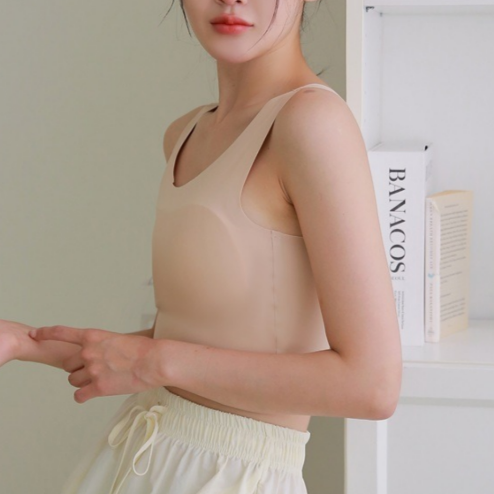 가슴작아지는브라 1+1 압박 미니마이저 쳐진 처짐 처진가슴 축소 수면 심리스 일체형브라탑 제품 이미지
