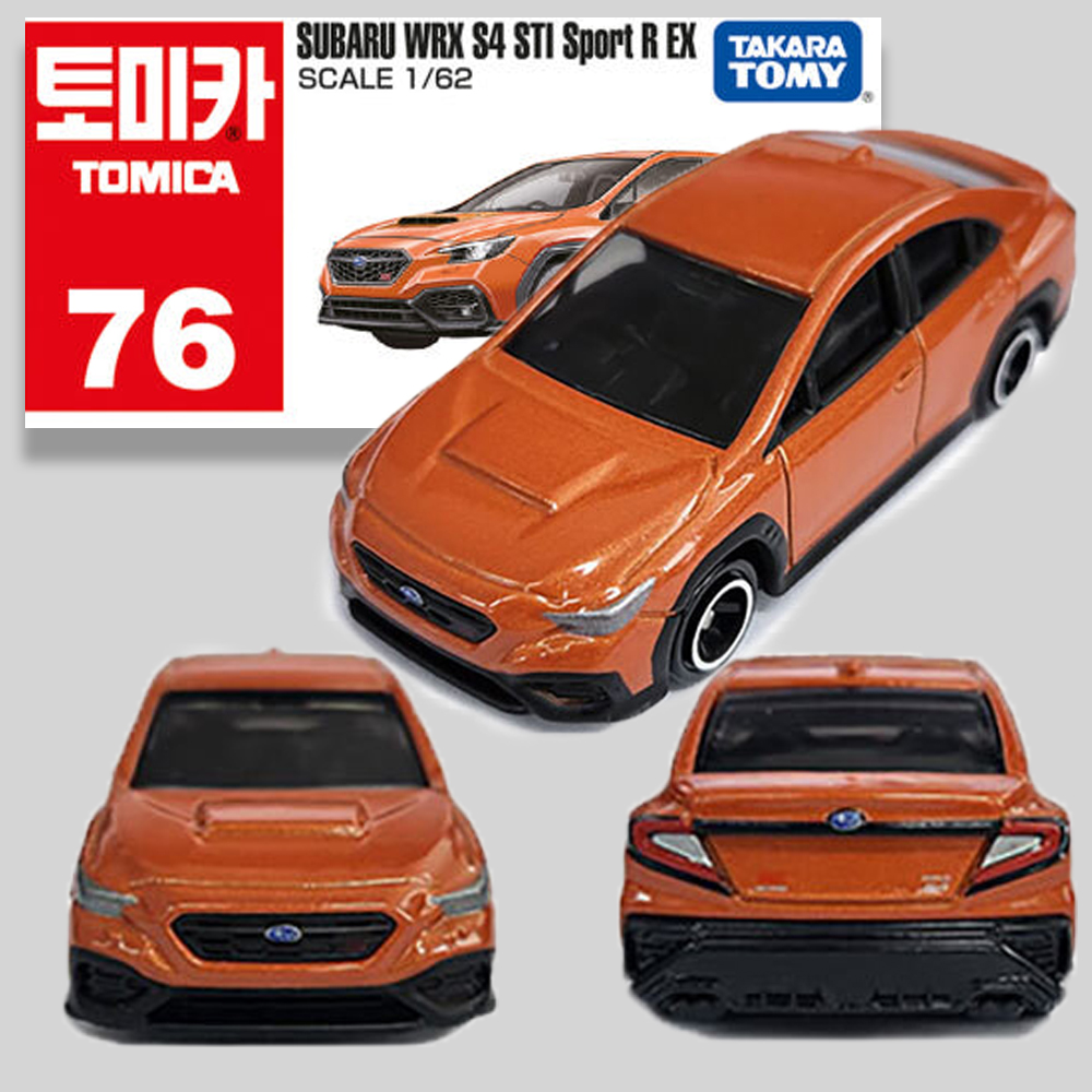 토미카 76 스바루 WRX S4 STI 스포츠R EX 미니카 자동차 모형 장난감 스티커세트 이미지 6