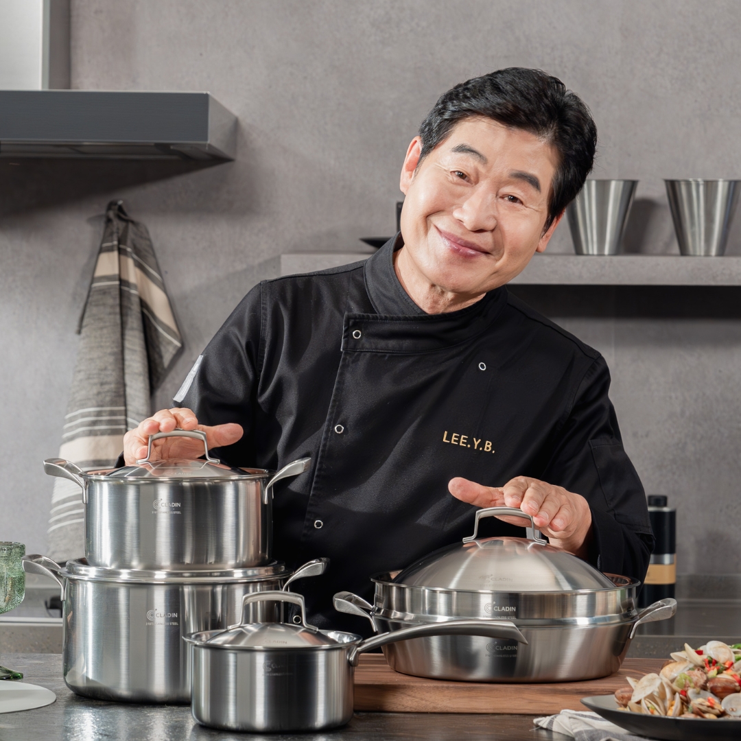 클래딘 IH 통5중 316Ti 이연복 티타니아 인덕션 스텐냄비세트 5종, 편수1+양수2+전골팬1+스티머1, 1세트 이미지 6