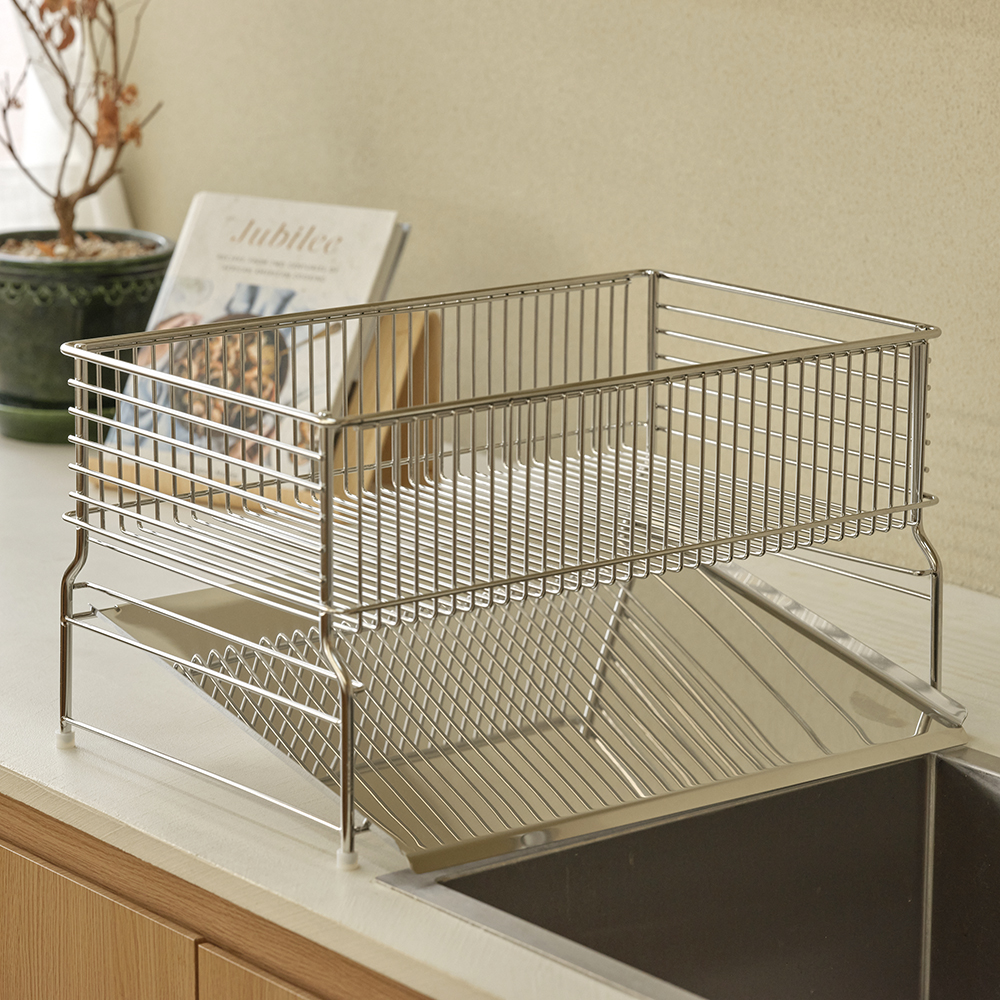 JBJ 비블레스 올스텐 304 루미너스 올인원 1단 식기건조대