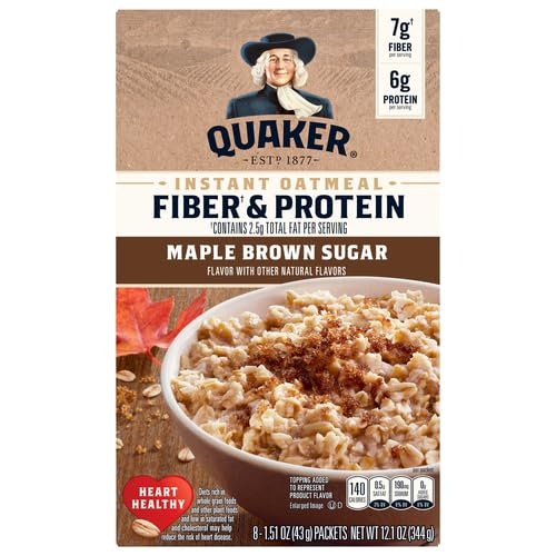 Quaker 퀘이커 메이플 브라운슈거 오트밀 344g - 상품 이미지