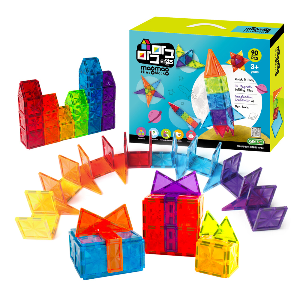 상상아띠 마그마그 타일즈 자석블럭 
