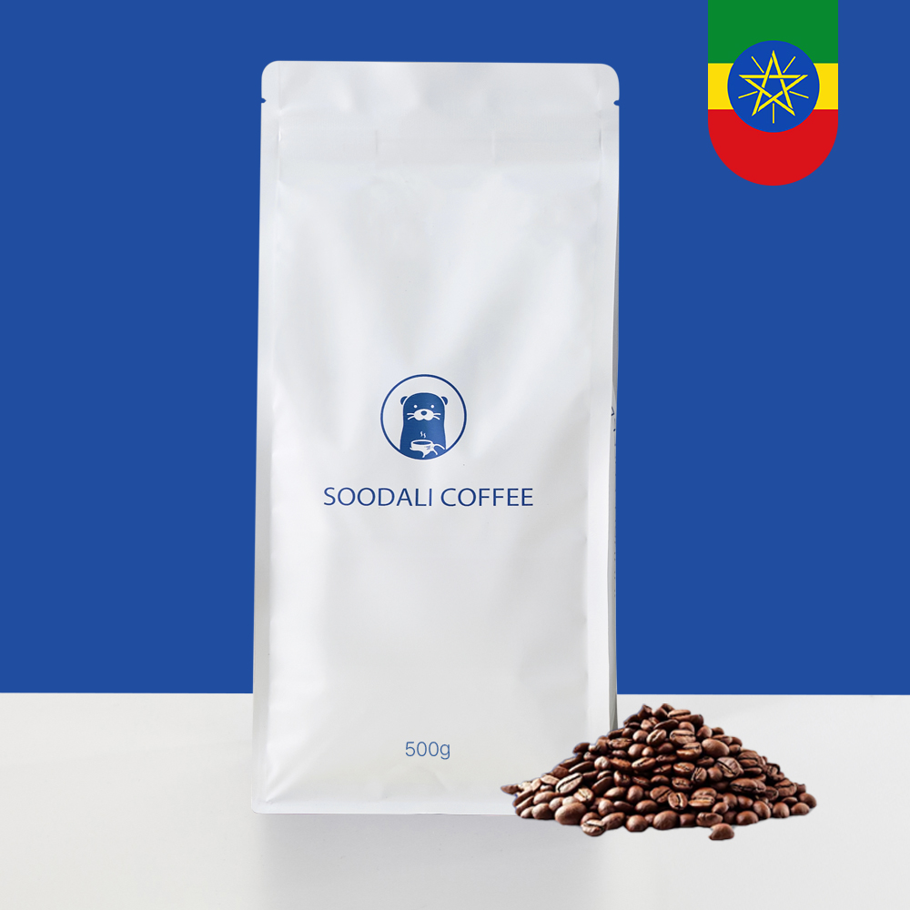 수달리 원두커피 예가체프G2 에티오피아 산미있는 원두 홀빈 콩 분쇄 500g