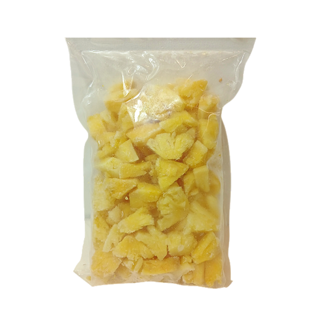 냉동 파인애플 다이스 1kg 손질 청크 주스 열대과일