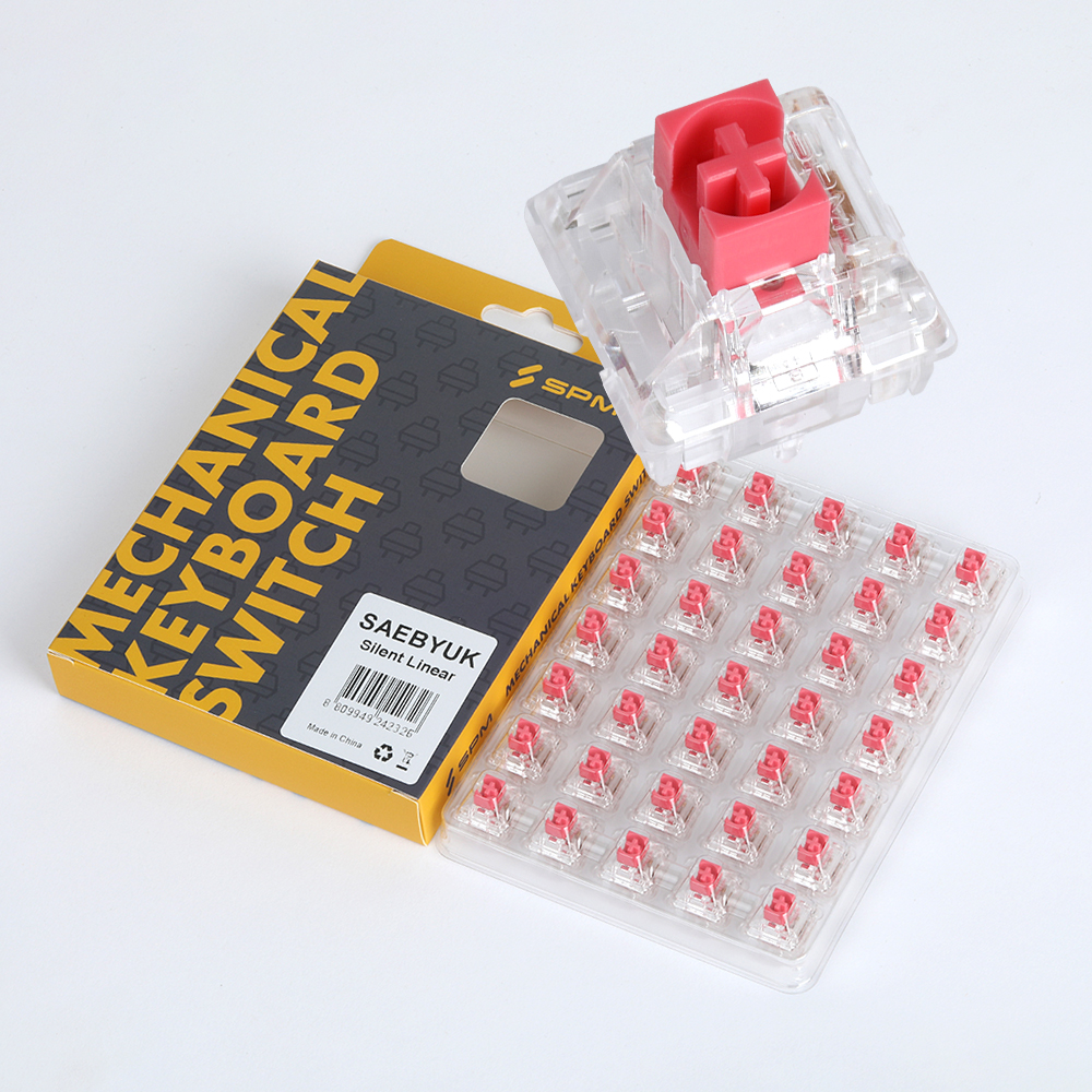 SPM 새벽 리니어 기계식 키보드 저소음 스위치 5핀 (35개 패키지)