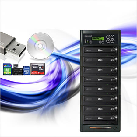 디지털존 CD DVD 복사기 1:7 미디어 Mdisk 데이터 대량 저장 영구보존 UMD807