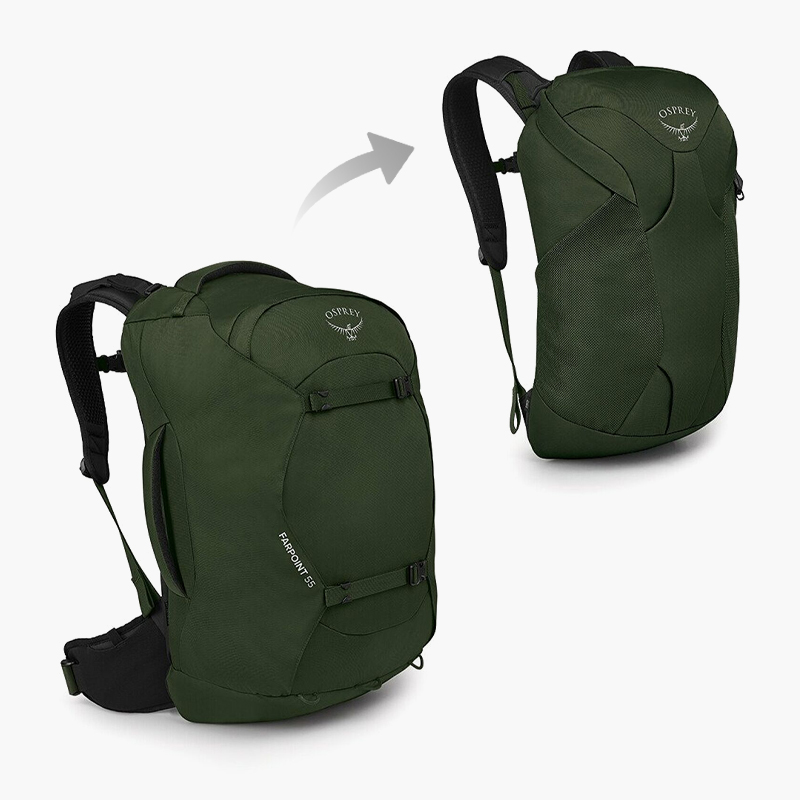 오스프리 파포인트 55 경량 등산 백패킹 여행 기내용 배낭