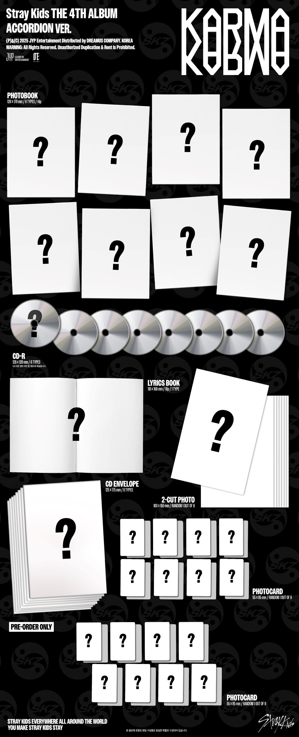 스트레이키즈 Stray Kids THE 4TH ALBUM KARMA ACCORDION 승민 - 상세 이미지 2