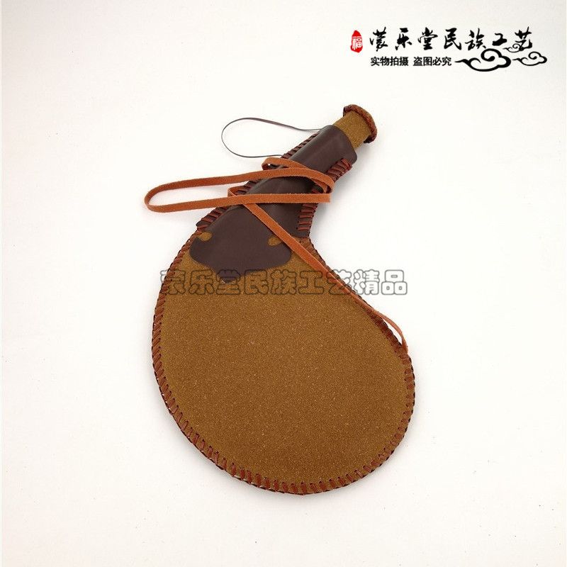 몽골 가죽 징기스칸 술병 전통 수공예 장식 소품 30cm 낙타 / 3개 - 상세 이미지 3