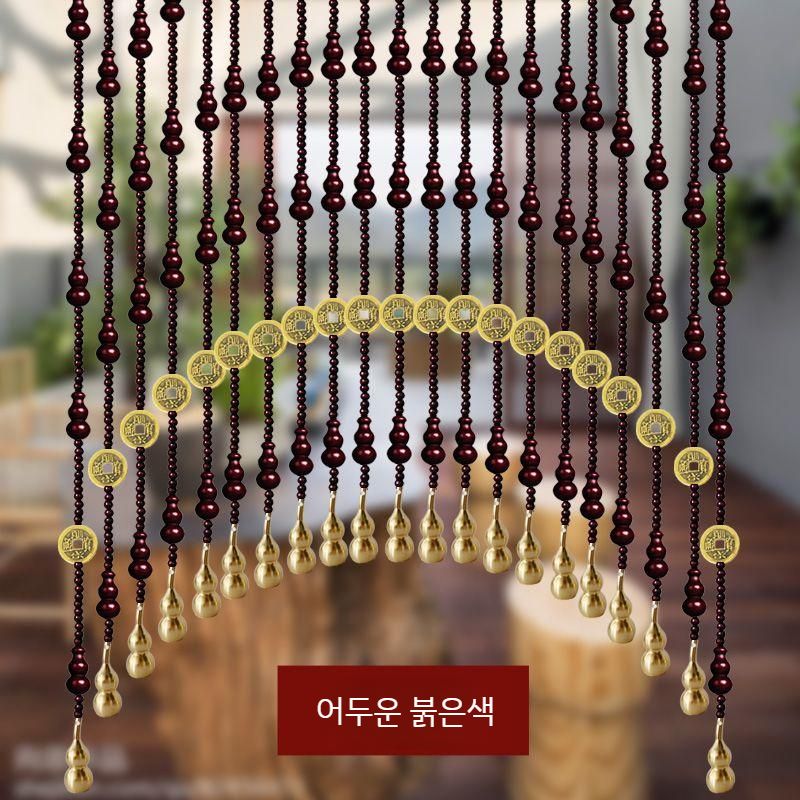 발 중국집발 식당 중국집 구슬발 주방 출입문 문 비즈 나무발 현관 - 상세 이미지 4