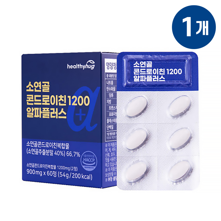 소연골 콘드로이친 1200 알파 플러스 900mg 60정, 1개 - 메인 이미지
