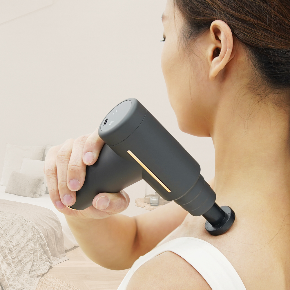 이고진 풀어보리 더쎈 핫쿨 냉온 찜질 마사지건 마사지 미니 근육 진동 휴대용 안마기 어깨