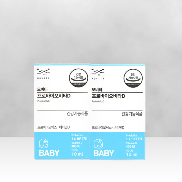 어린이 유산균비타민D 모비타 프로바이오비타D 10ml, 2개