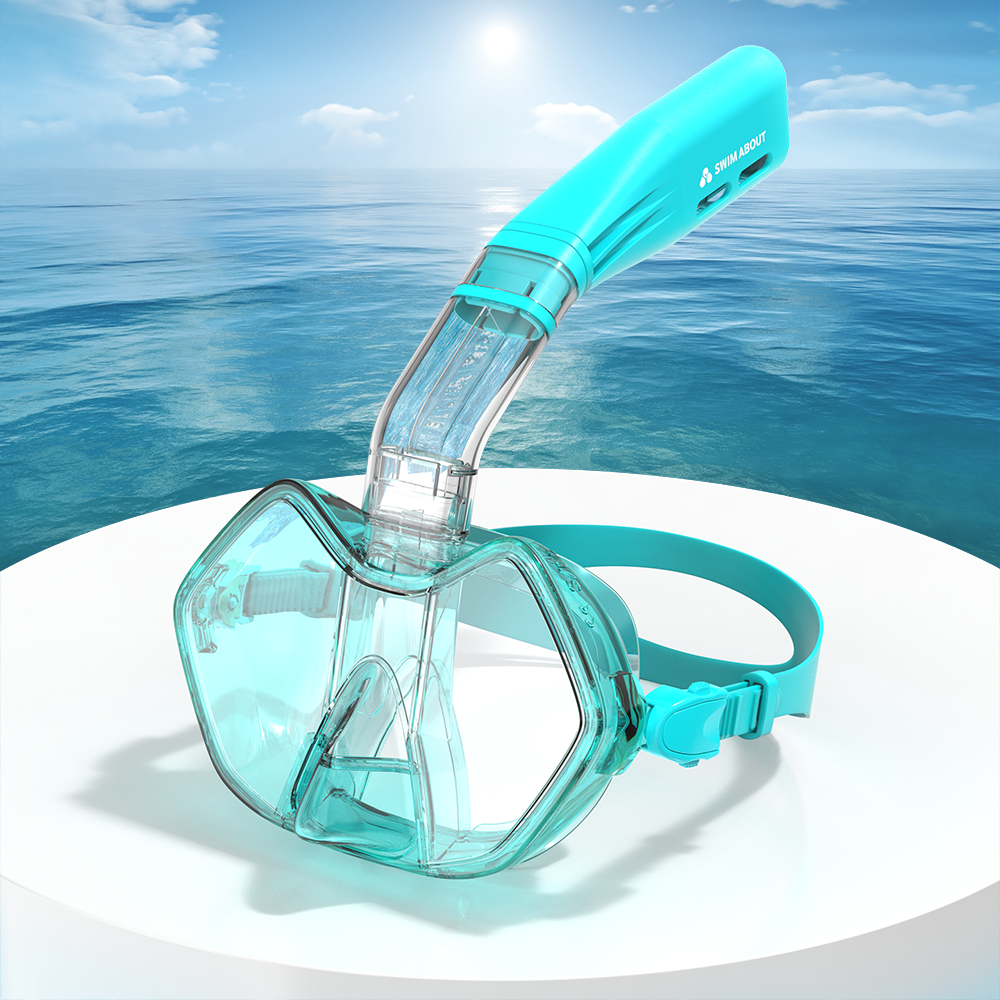 스윔어바웃 프리딥 스노쿨링마스크 물안경 장비 세트 성인 어린이 프리다이빙 스노클