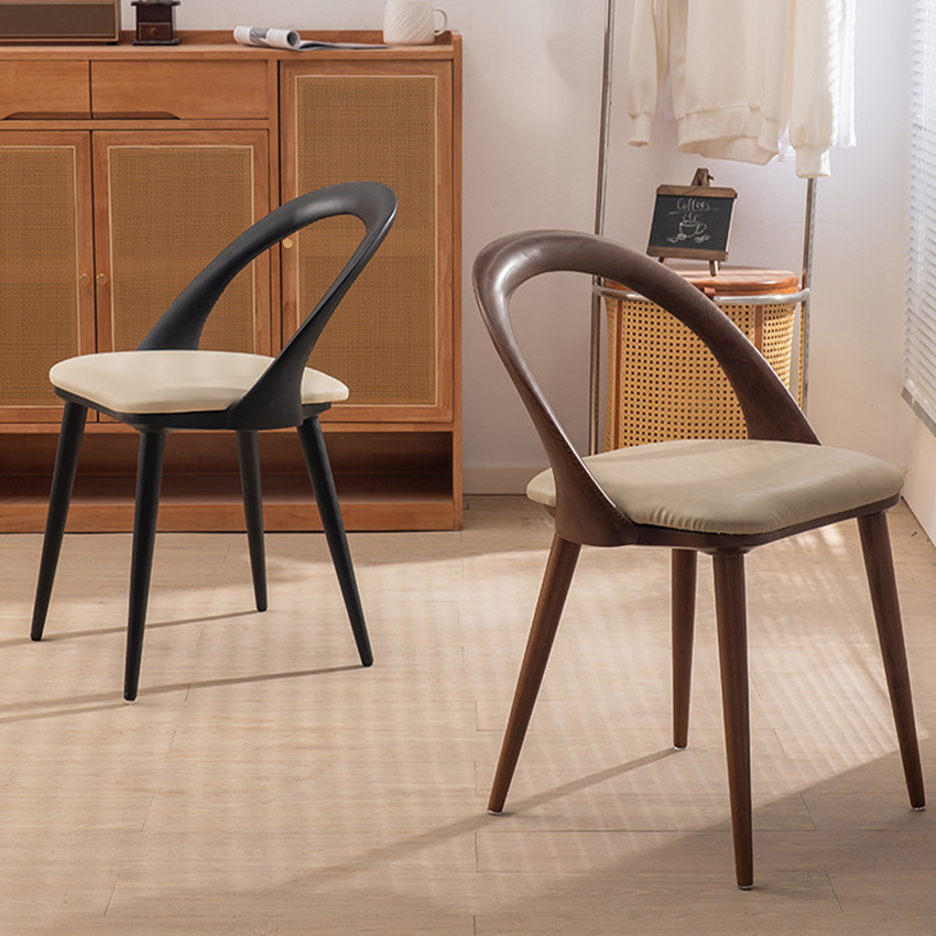 벨루어 가죽 인테리어 다이닝 라운지 체어 Velour Chair - 상세 이미지 4