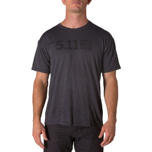 5.11 택티컬 레거시 토날 반팔 티셔츠 (차콜) - Legacy Tonal Tee (Charcoal Htr) - 상세 이미지 2