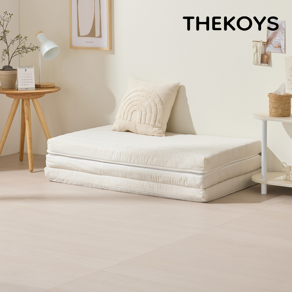 라노체 3단 접이식 매트리스 토퍼 바닥 침대 매트릭스 단단한 수면매트 MS