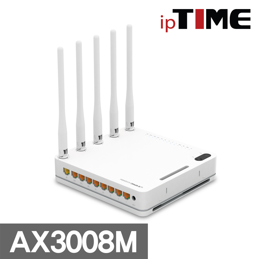 ipTIME AX3008M 유선 무선 공유기 8포트 Wifi 6 기가비트 초고속 인터넷 - 상세 이미지 3