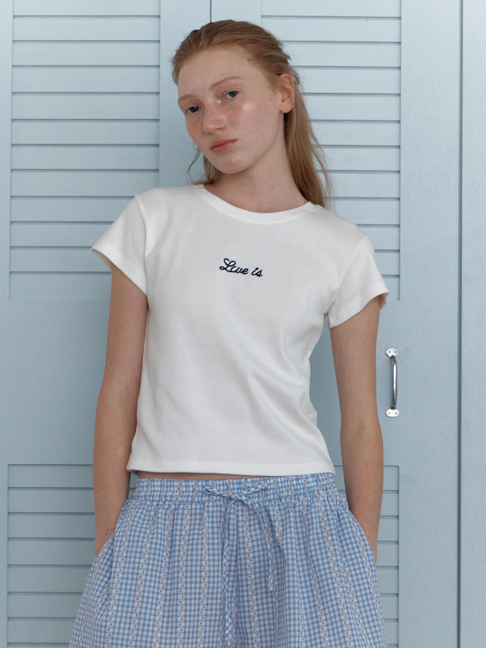 [엘씨브이] LCVE IS PRINTING T-SHIRTS_IVORY - 상품 이미지