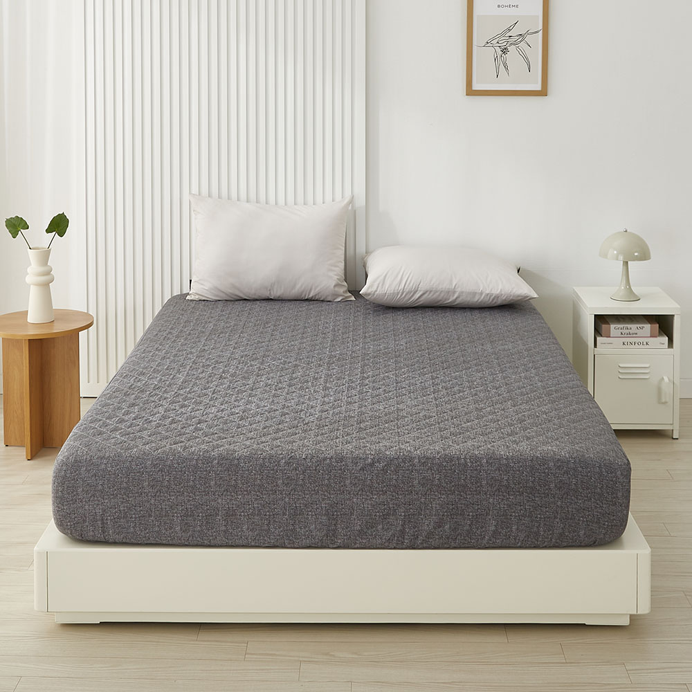 아르떼베딩 먼지없는 알러지케어 누빔 매트리스 커버 블랑 그레이 SS