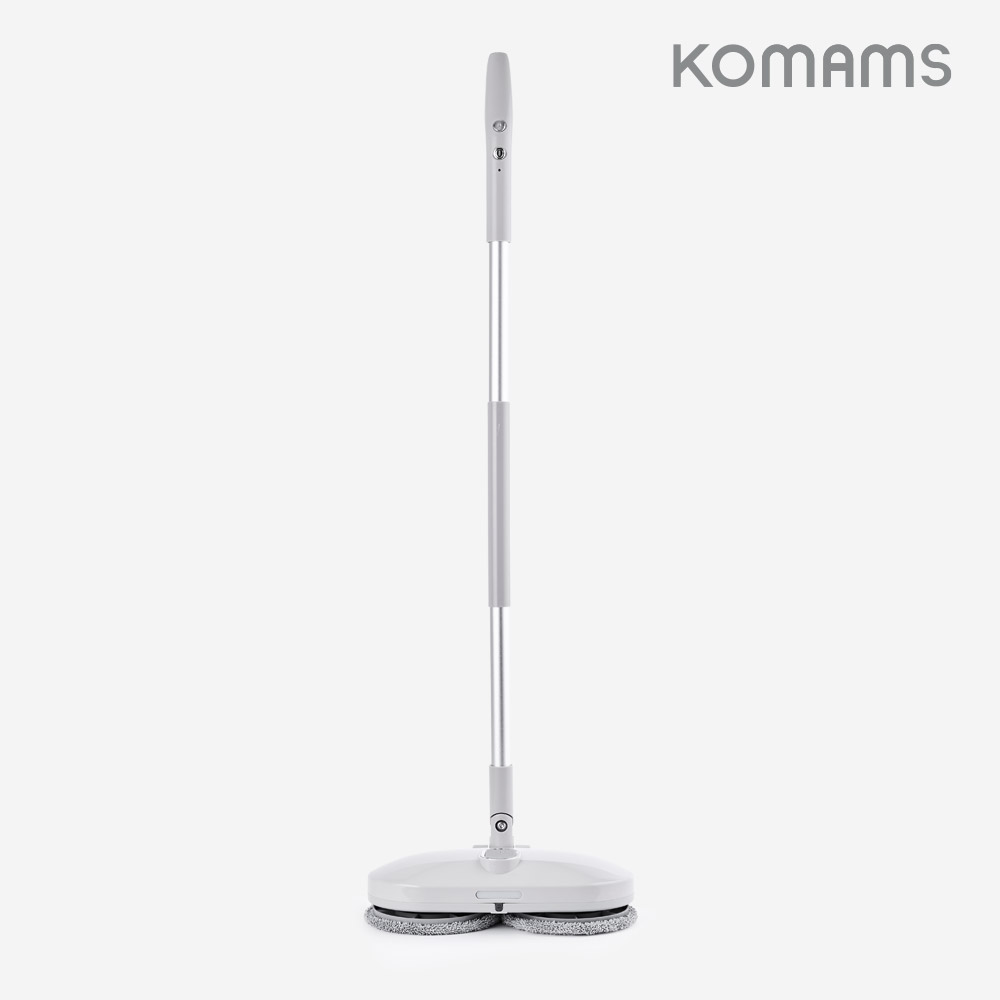 코맘스 듀얼패드 자동물분사 무선 물걸레청소기 KB0350-G