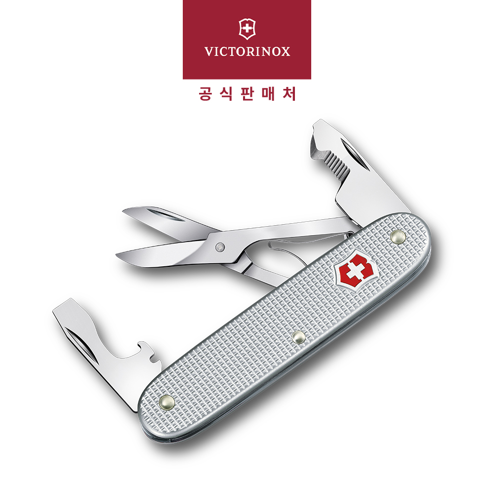 빅토리녹스 스위스 아미 나이프 컴페니언 슬림 알록스 93mm 미디움 멀티툴 실버 0.8170.26 - 상세 이미지 2