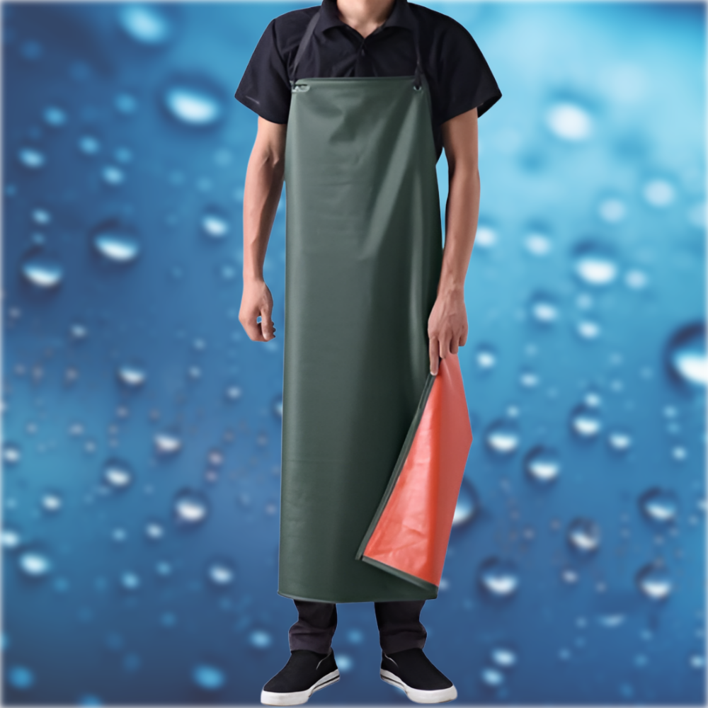 업소용 방수 앞치마 110x80cm 위생작업용 주방 청소 공장 다용도 방수 앞치마
