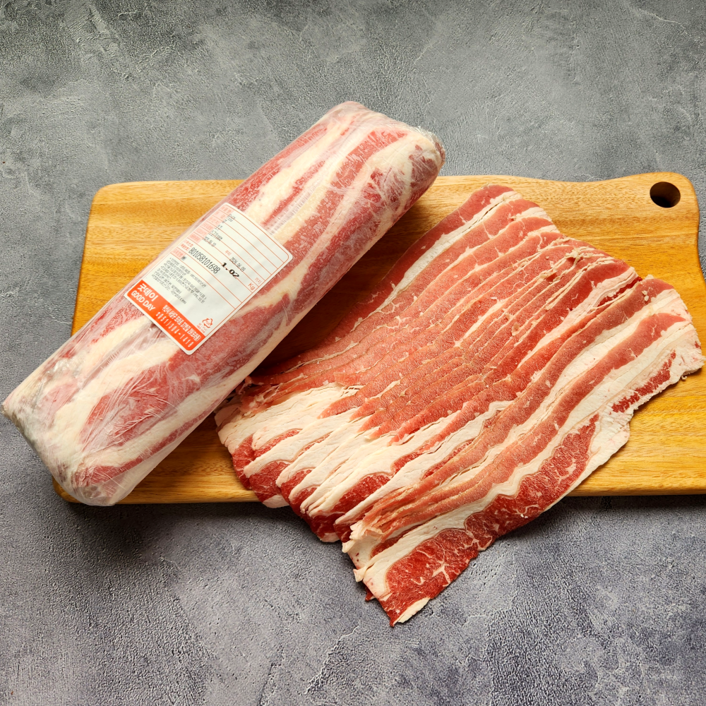 우삼겹 삼겹양지 미국산 업소용 500g 1kg