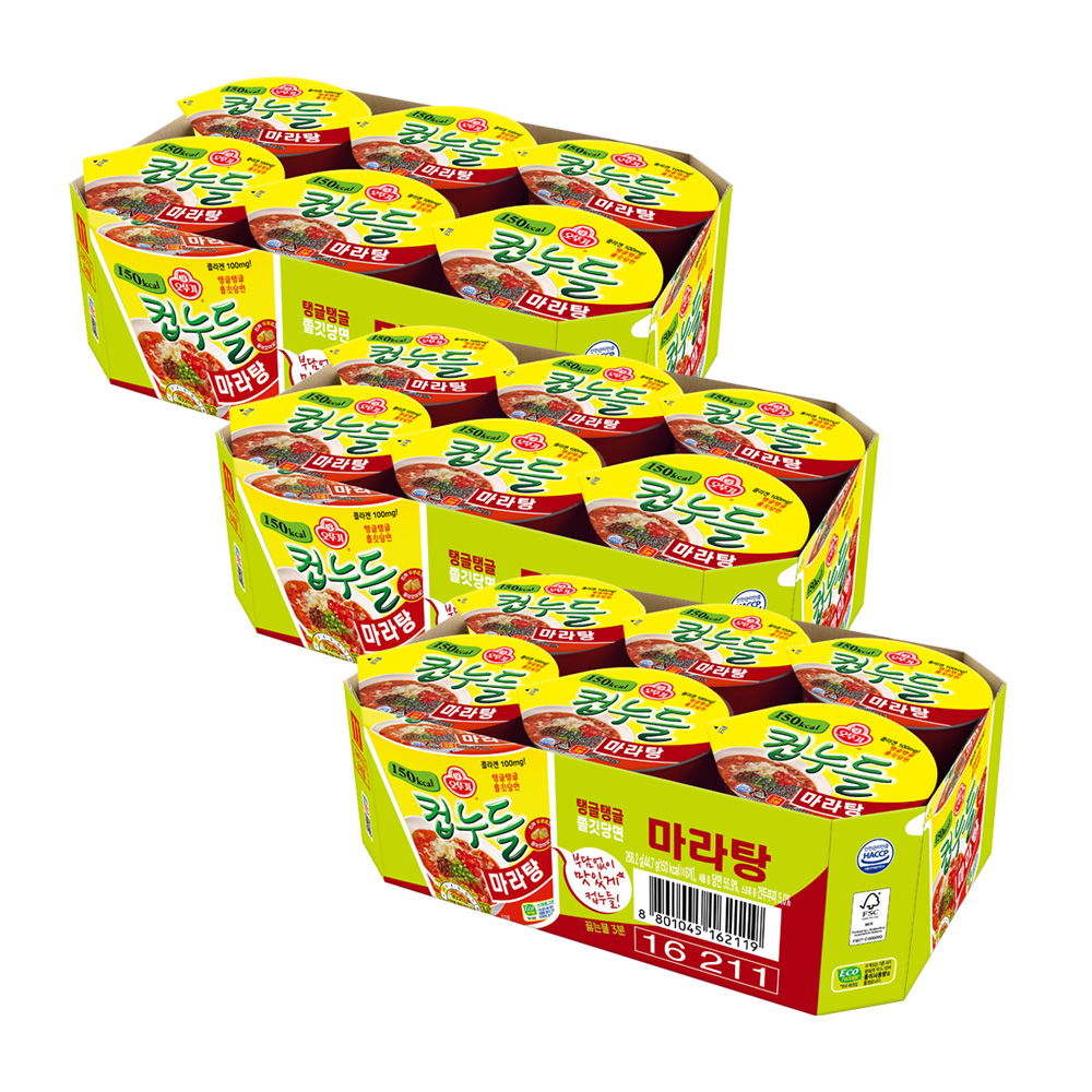 오뚜기 컵누들 마라탕 44.7g, 18개 - 메인 이미지