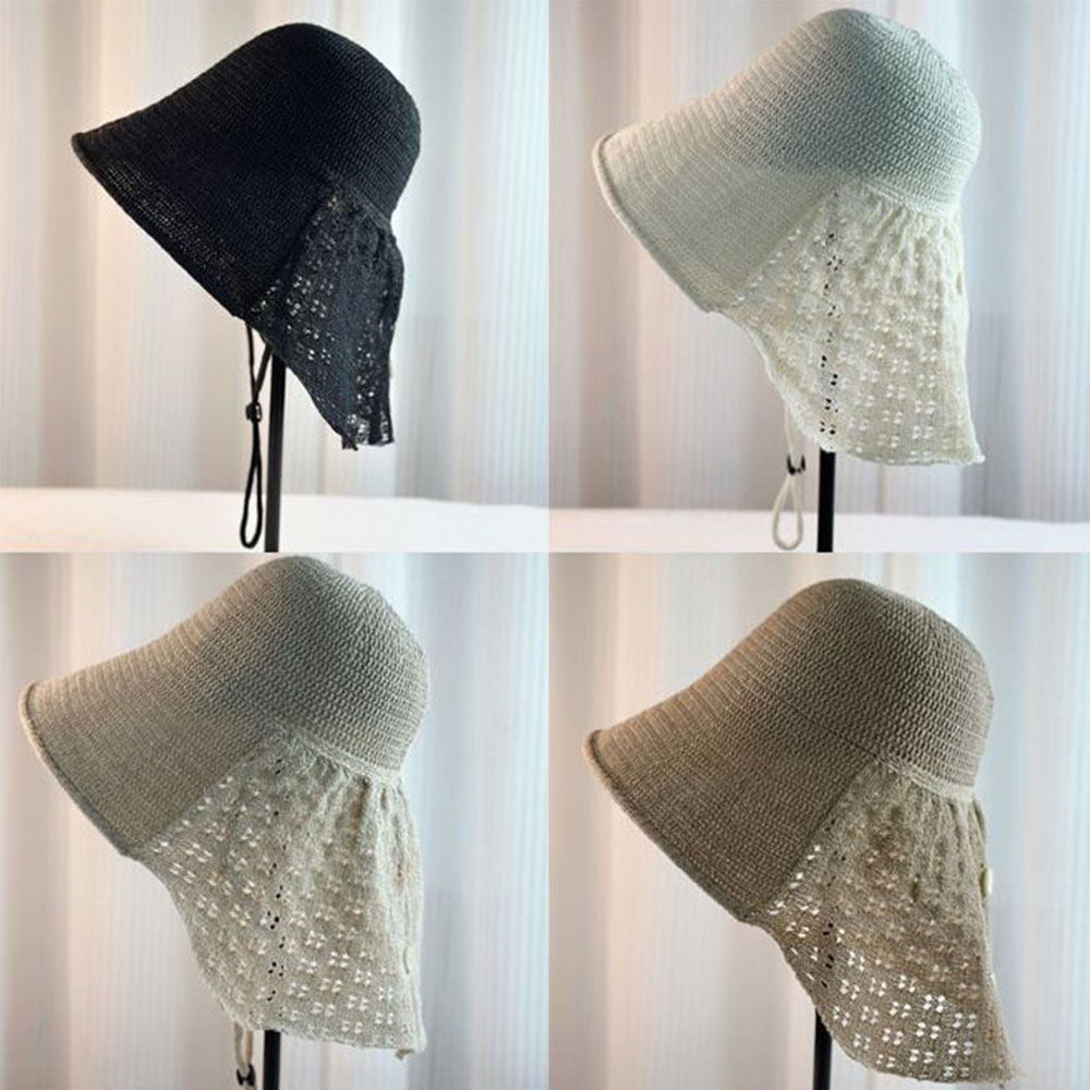 여성 레이스 모자 예쁜 여름 여자 밀짚 자외선 선쉐이드
