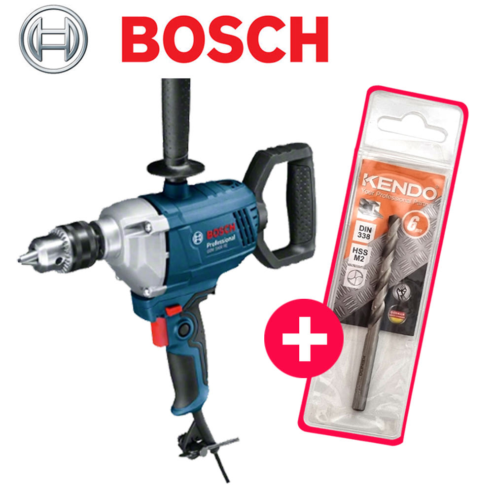 보쉬 GBM1600RE 전기 교반기 유선 드릴 시멘트 페인트 반죽 믹서기