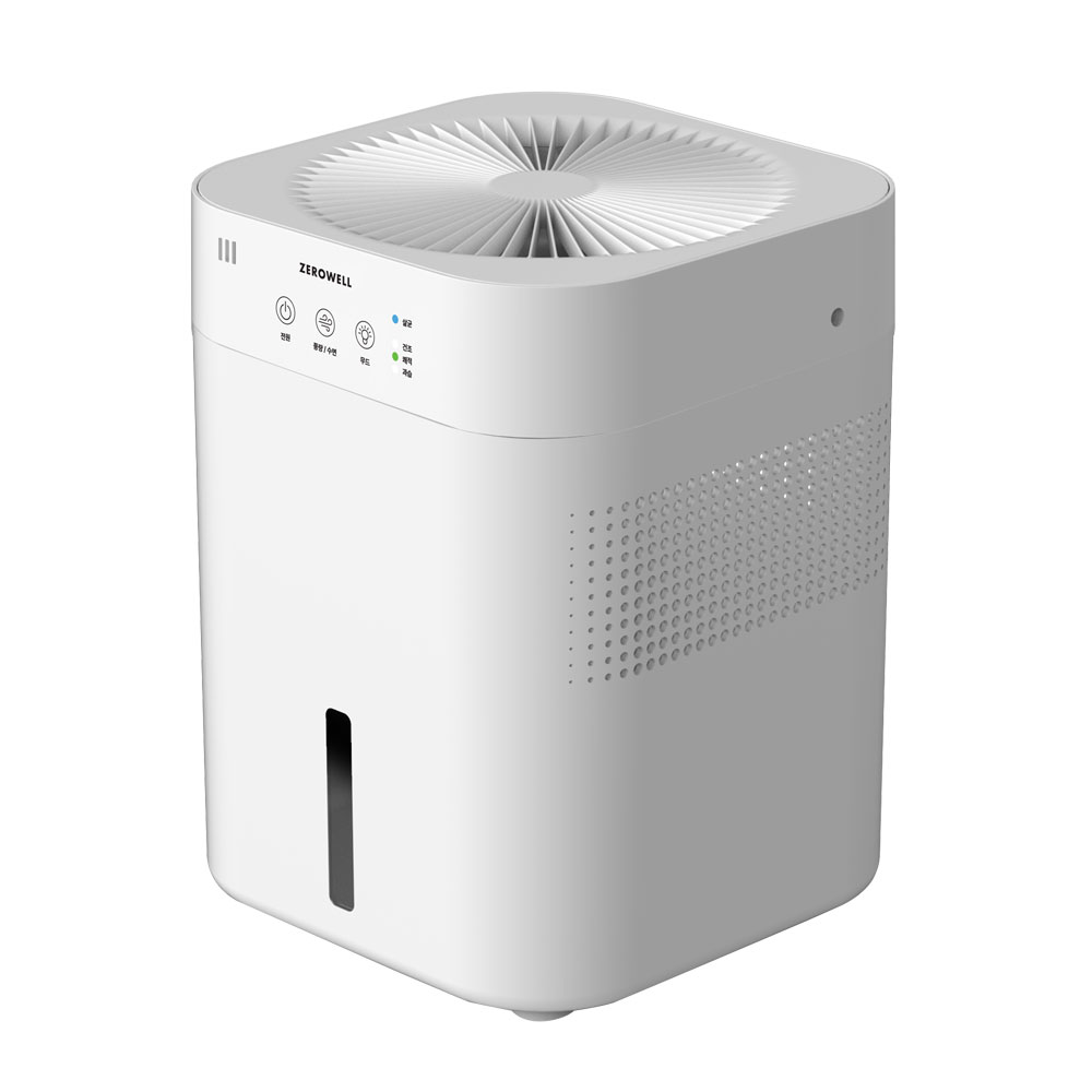 제로웰 자연 기화식가습기 선풍기 겸용 대용량 UV살균 ZWH-F520 - 상품 이미지