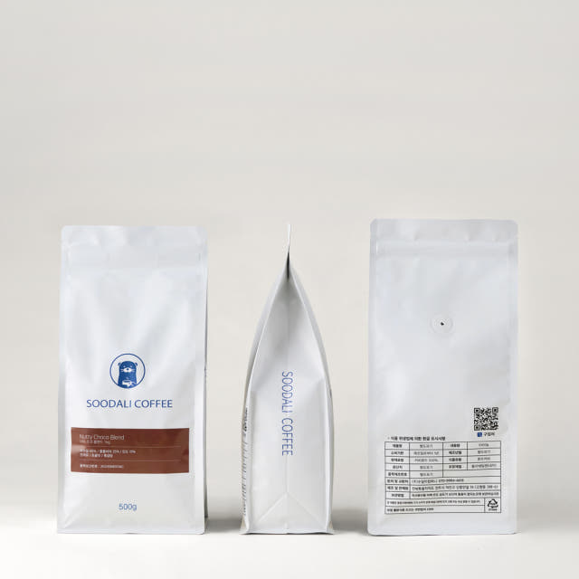 수달리커피 원두 커피 산미없는 고소한 너티초코 블렌드 500g