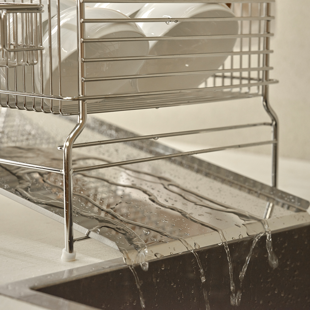 JBJ 비블레스 올스텐 304 루미너스 올인원 1단 식기건조대