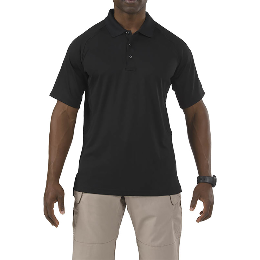 5.11 택티컬 퍼포먼스 폴로 반팔 셔츠 (블랙) - Performance Polo Short Shirt (Black) - 상세 이미지 2