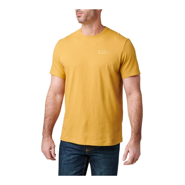 5.11 택티컬 브루 그라운즈 반팔 티셔츠(OD골드) - Brew Grounds S/S Tee (OD Gold) - 상세 이미지 2