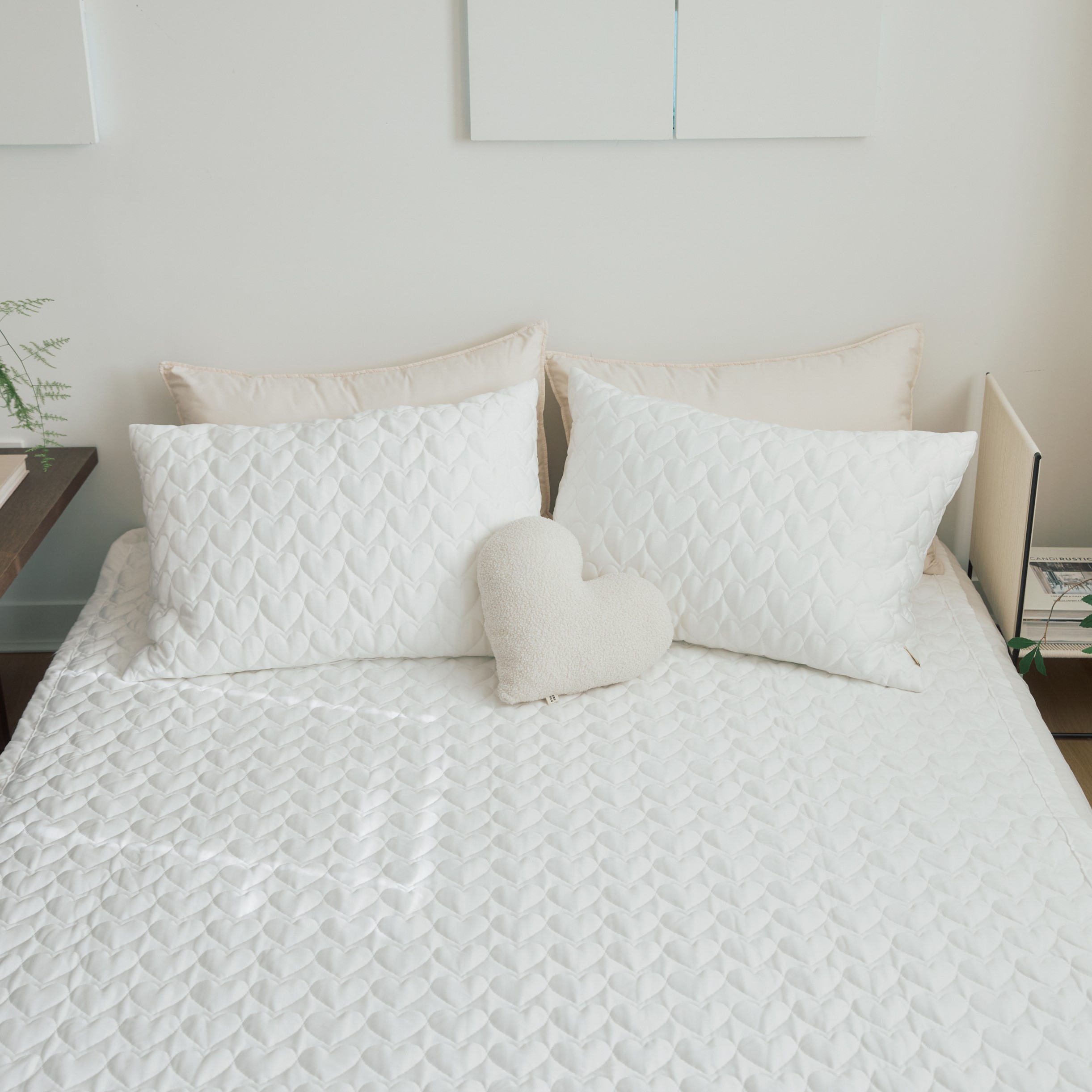 히말라야 듀라론 냉감패드 아이스쿨링 여름 홑겹 침대패드 3중직 K