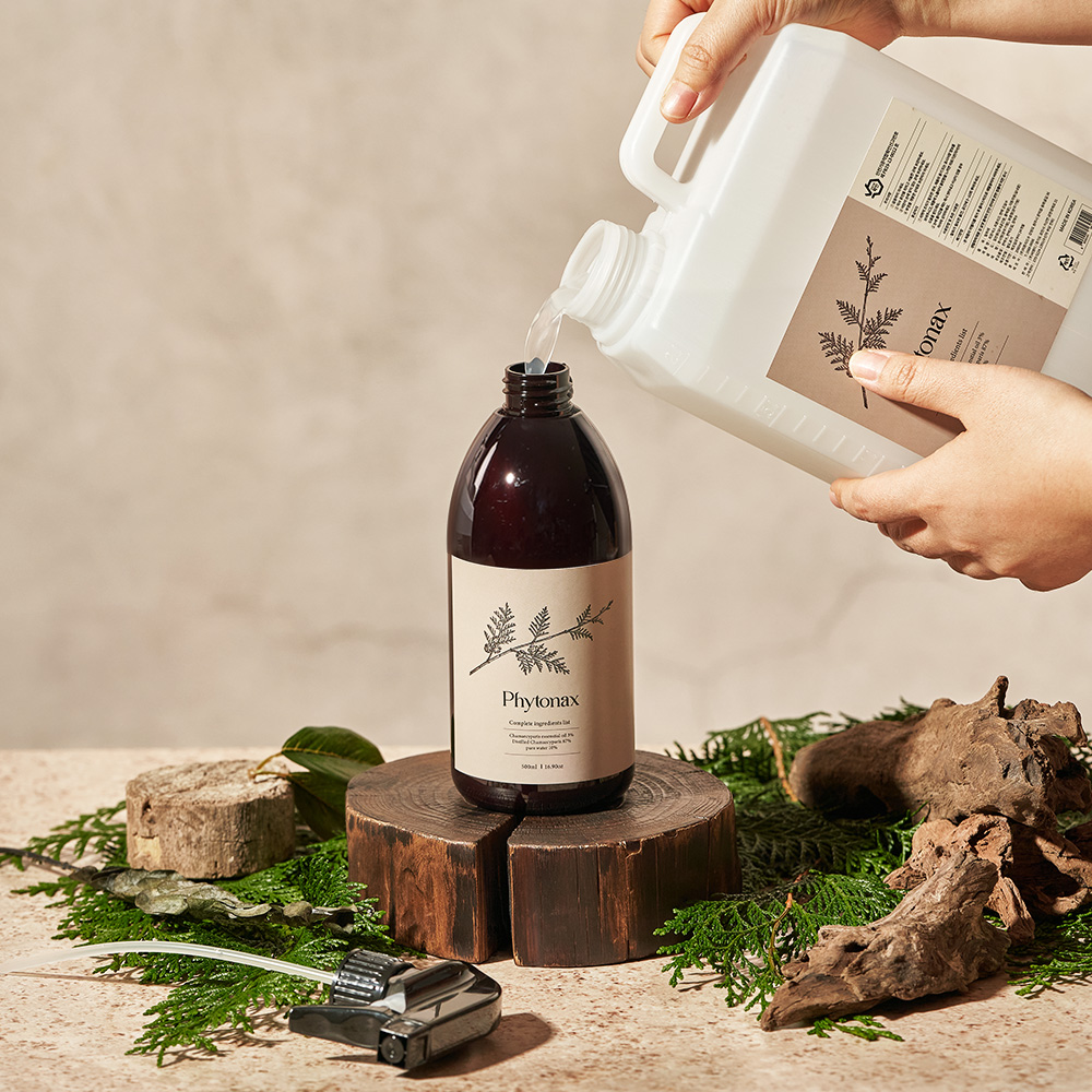 피토낵스 3%편백오일, 87%편백수를 혼합한 천연물질 피톤치드 원인제거 탈취 항균 2L 리필 단품