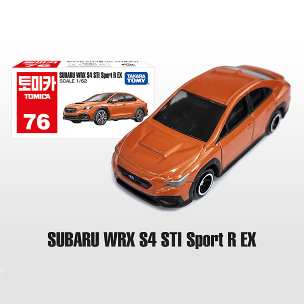토미카 76 스바루 WRX S4 STI 스포츠R EX 미니카 자동차 모형 장난감 스티커세트 - 상세 이미지 2
