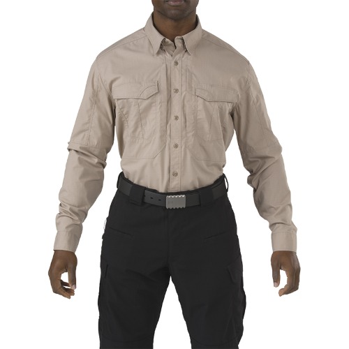 5.11 택티컬 스트라이크 긴팔 셔츠 (카키) - Stryke Long Sleeve Shirt (Khaki) - 상세 이미지 5